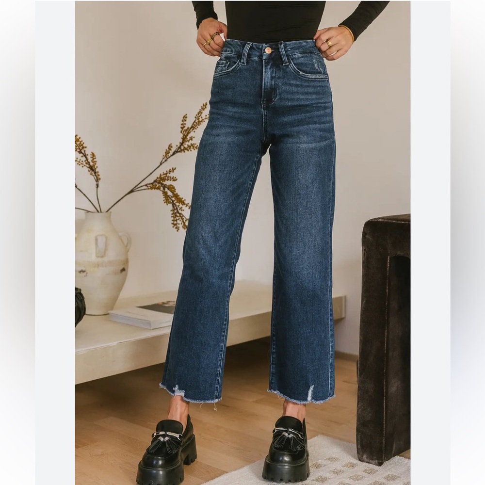 bohme Dark Wash Straight Leg Jeans